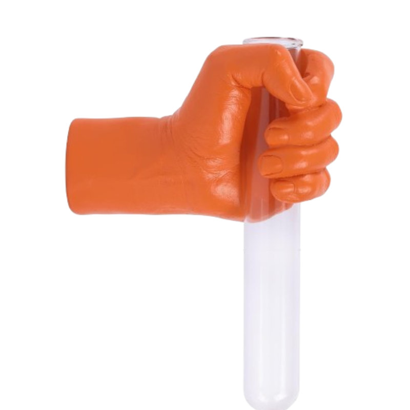 Orange Hand Vase Wall Sculpture