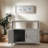 Wooden Patio Bar Table Set with Storage, Buffet Cabinet Sideboard for Outdoor and Indoor