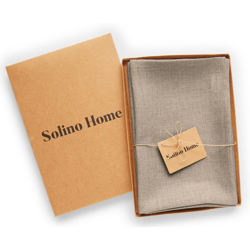 100% Pure Linen Dinner Napkins - Fete, Natural