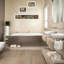 "Country Bath 1", art mural encadré 3 pièces pour salon, maison, par Pam Britton-139464682-139464679