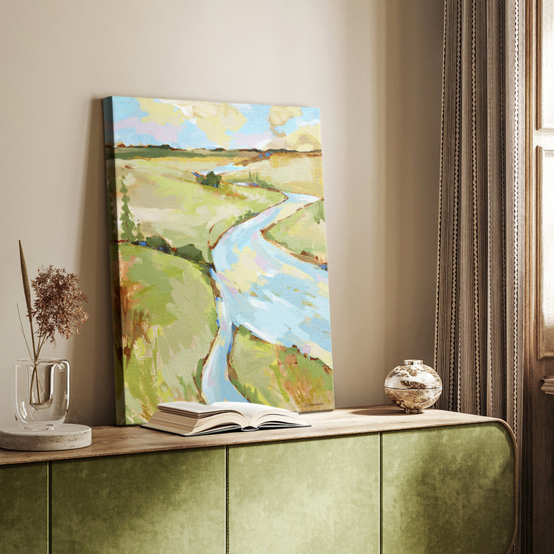 Upriver II - Cavas enveloppés de galerie, H 36 po x l 24 po
