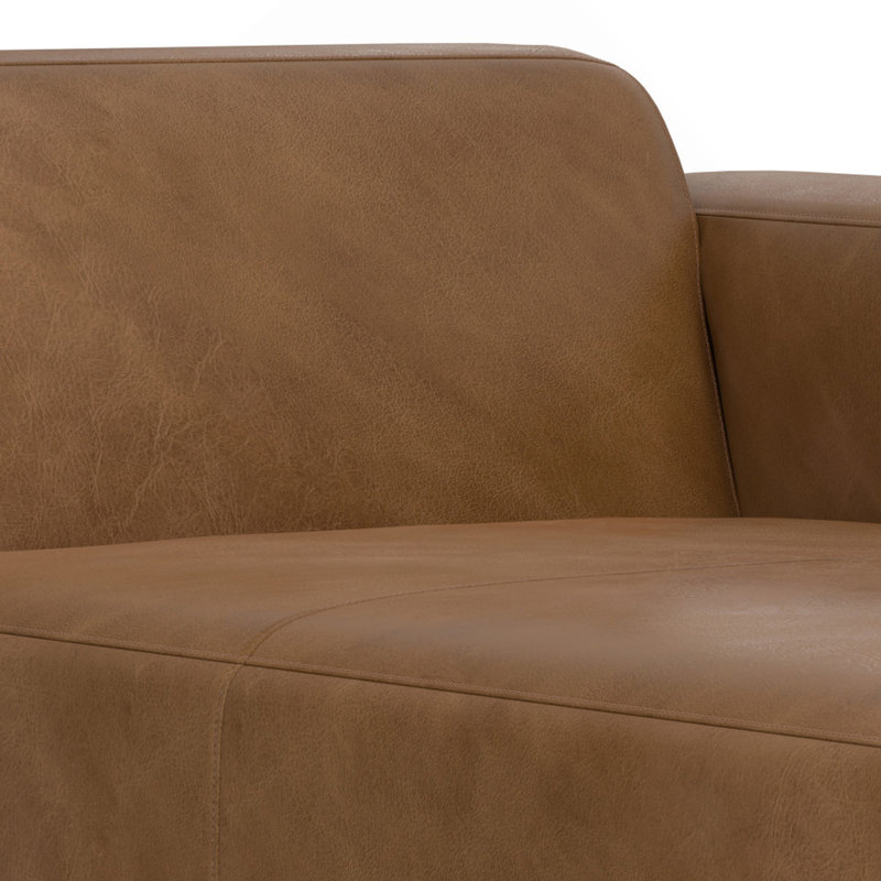 Right Chaise Sofa Module, Dark Brown, Right Hand Facing