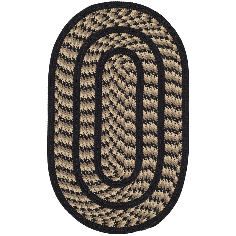 Georgina Hand Woven Performance Geometric Rug, Oval 2'6" x 4'