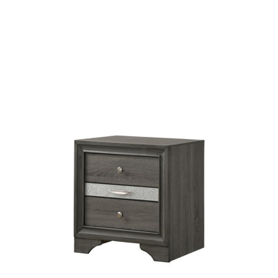 Table de chevet Matrix - gris