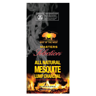 Best of the West Masters Selection Mesquite Lump Charcoal for Grilling