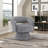 Yanitzia 27" Modern & Contemporary Swivel Chair with Corduroy Fabric Upholstery, 360-Degree Swivel, Foam over Pocket Coils-2137182160