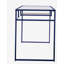 Bureau Yasin avec plateau en verre et finition bleue-1778444574