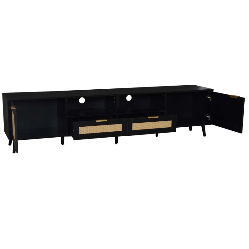 Meuble télé Modern Farmhouse Rattan
