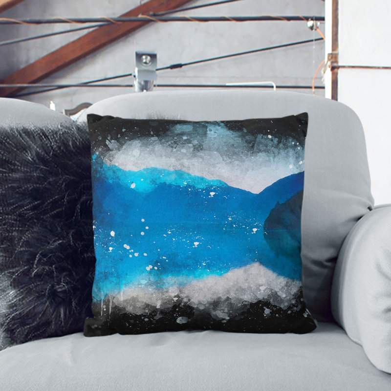 Square Throw Cushion, 55cm H x 55cm W x 20cm D, Stone