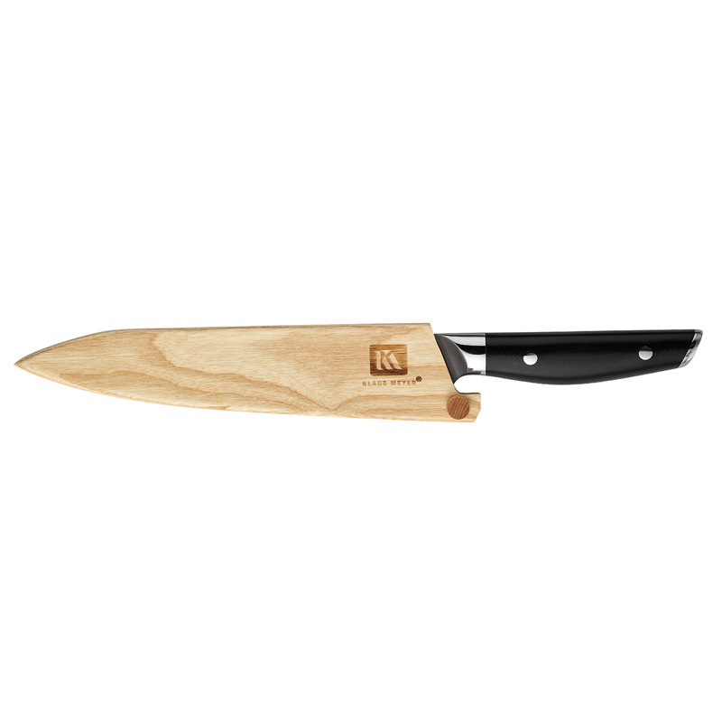 Couteau à découper Klaus Meyer Luxor 8 po (avec gaine en bois)