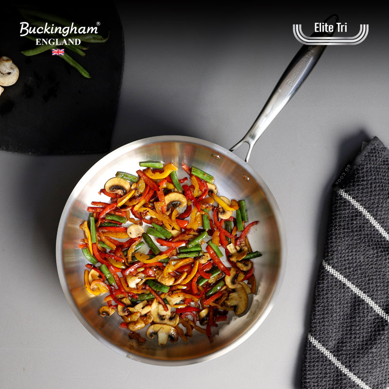 Stainless Steel Non-Stick Frying Pan, 28 cm