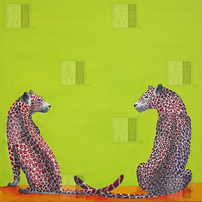 Rideau de douche simple leopard lovers