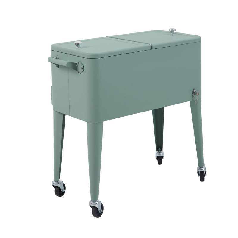 Icy Cool Box On Wheels, Green
