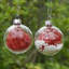 8cm Glass Bauble