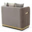 Causeuse, brun / beige clair-1031078127