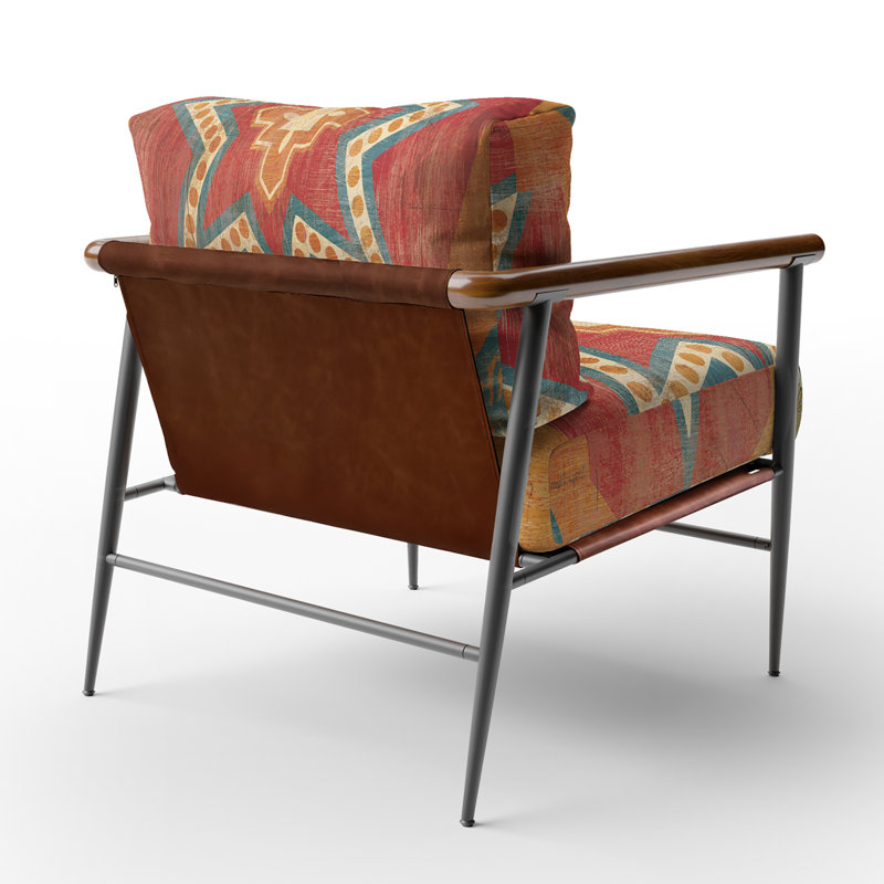 Chaise avec accoudoirs rembourrée Arlyn, Noir, noir, noir, noir
