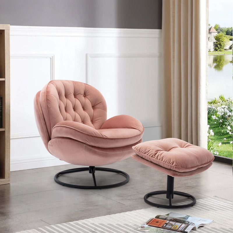 Ann Velvet Accent Chair