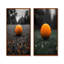 Ensemble de 2 balles de golf monochromes gris orange I-1789893329-1789893336-1789893338