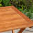 3-Piece Eucalyptus Bistro Set, Square, Natural Oil