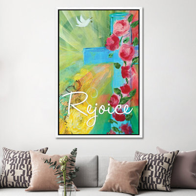 Rejoice Cross by Robin Maria - Painting on Canvas