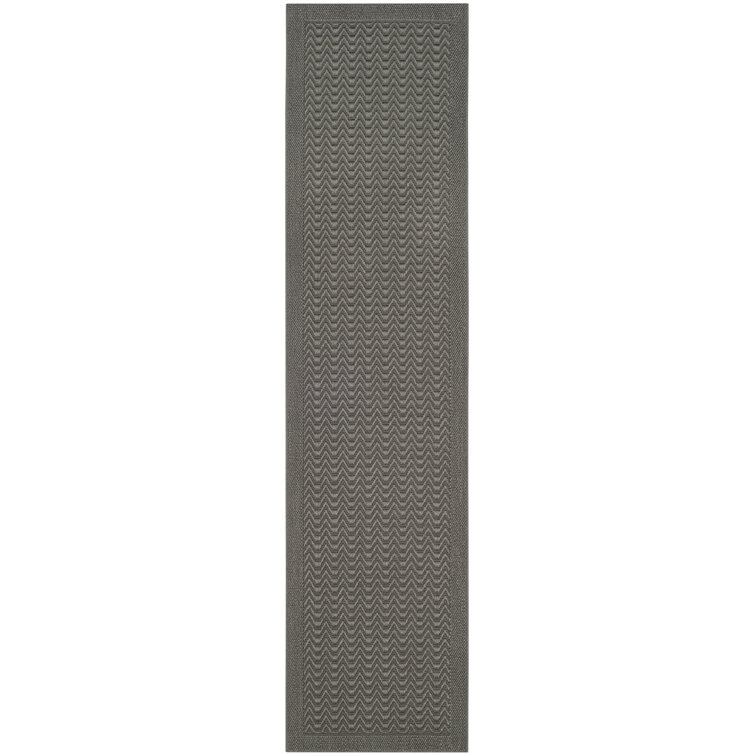 Adebayo Palm Beach Jacquard Weave Sisal & Jute Chevron Rug