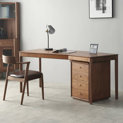 Nordic minimalist style desk and chair set