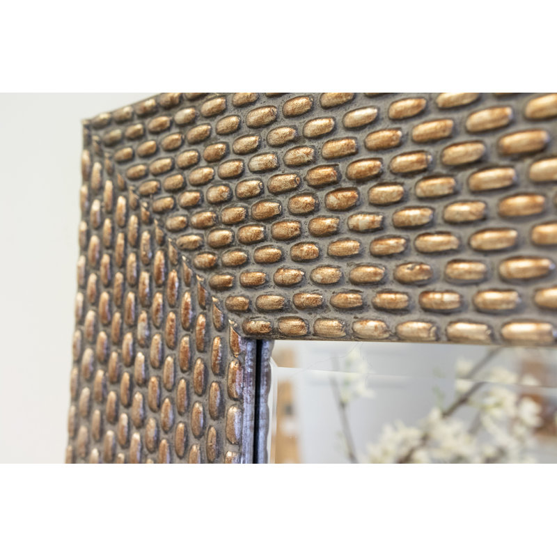 Miroir rectangulaire en bois, H 67 po x l 35,38 po