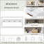 Table console moderne pour salon avec 4 tiroirs et 2 tablettes-513175480