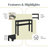 Newcastleton 43'' Solid Wood Console Table-1753044680