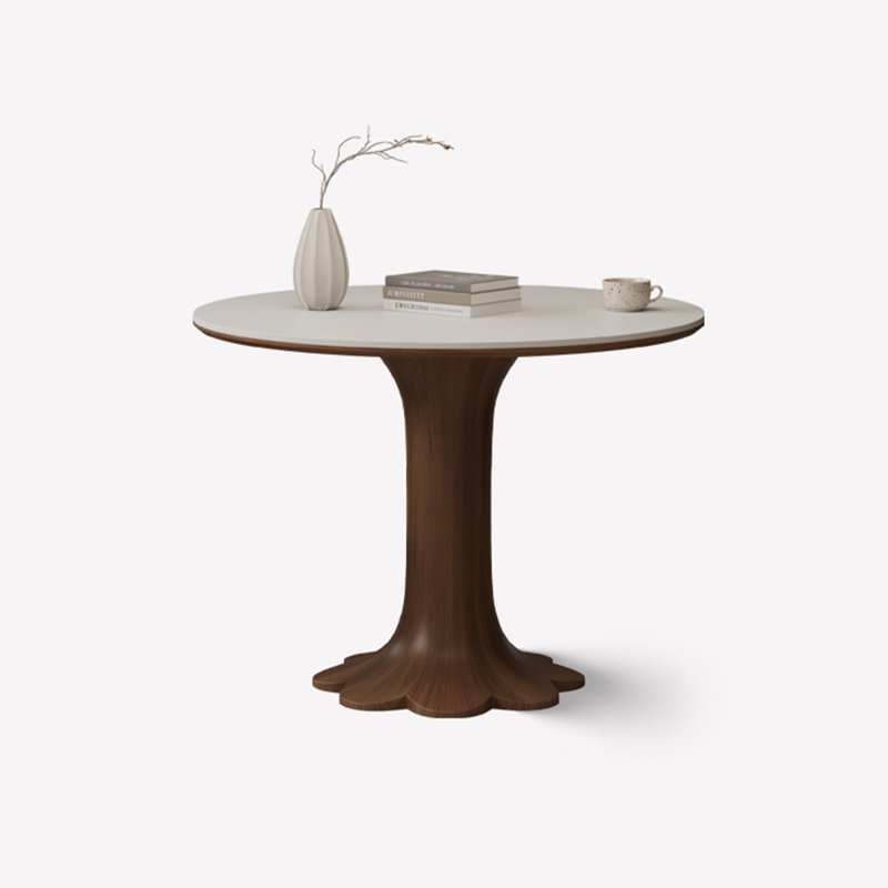 Table de salle à manger blanche, H 29,53 po x L 39,37 po x l 39,37 po