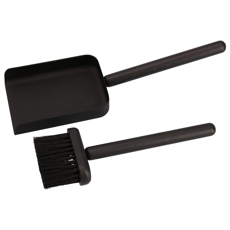Steel Fireplace Shovel, Black