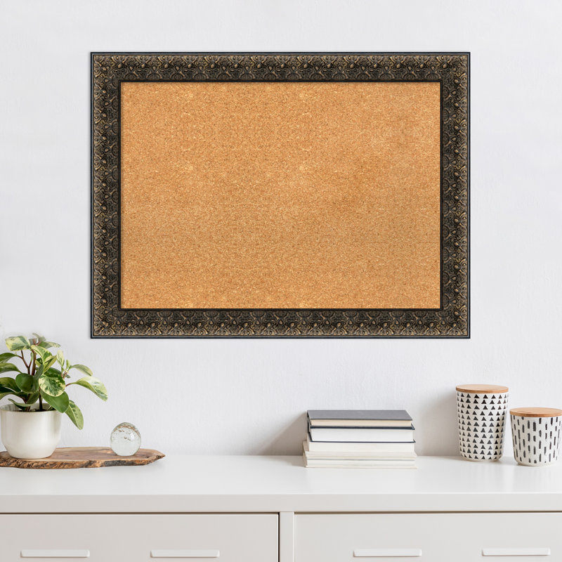 Intaglio Cork Small Bulletin Board