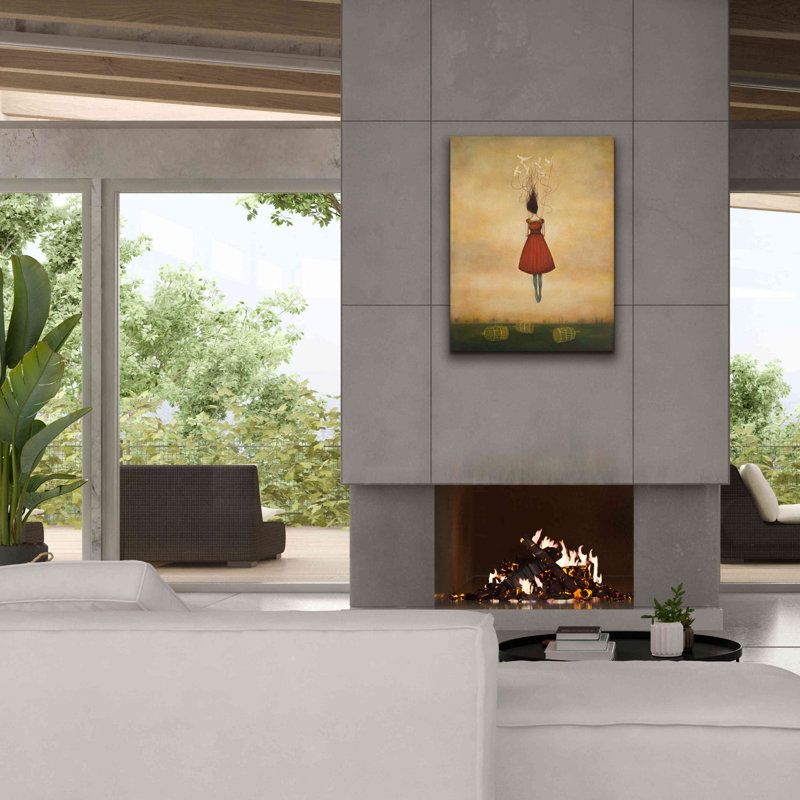 Martsen sur toile, H 26 po x l 34 po x P 1,5 po