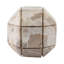 Grande sphère en marbre beige Hershman Pompano-107086700