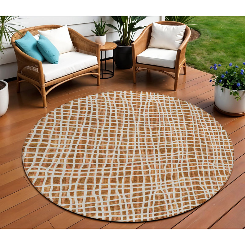 Tapis rond 8 po