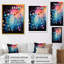 Rose et bleu néon Pop Art II - art mural Pop Art-395273494-395273481