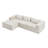 107" Compressed Sectional Sofas (Beige)-231545649
