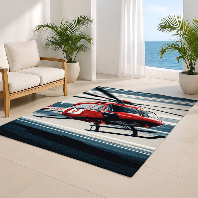 Tapis intérieur et extérieur gris Transport, Rectangle 4pi x 6 pi