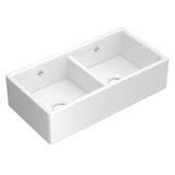 Shaker™ 35" L x 18" W Double Basin Farmhouse Kitchen Sink