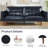Futon Sofa Bed, Convertible Fabric Futon Couch Bed, Loveseat Sleeper Sofa, Daybed for Living Room, Apartment, Office-1337370195