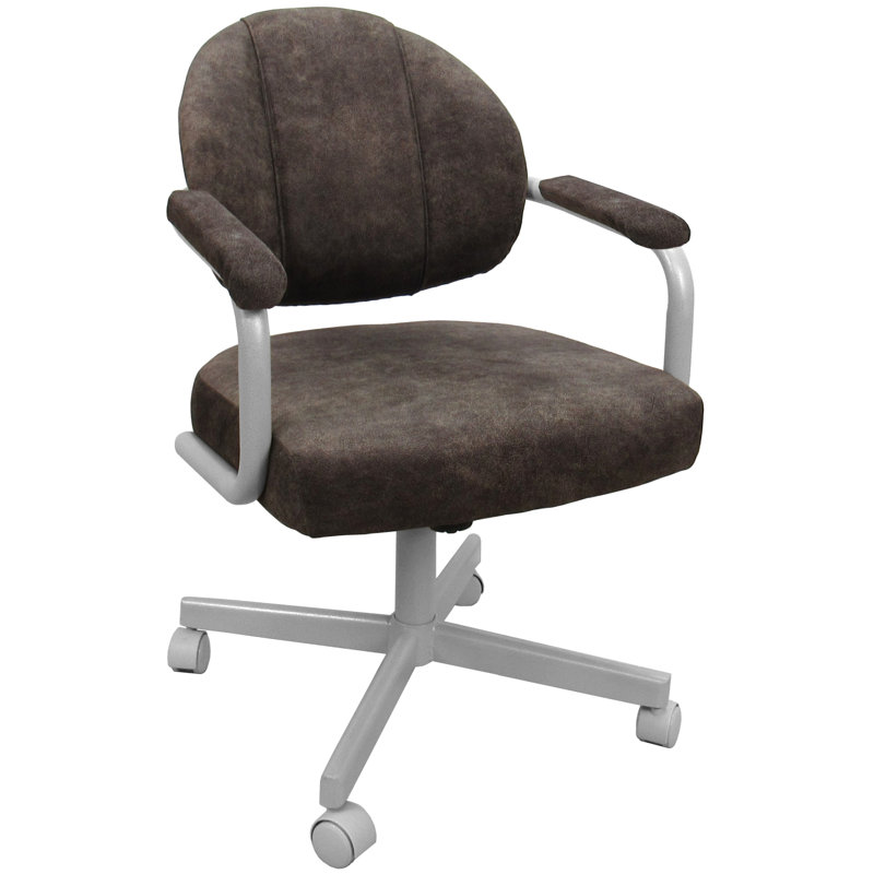 Chaise de salle à manger avec accoudoirs, Cendres aberrantes, Blanc