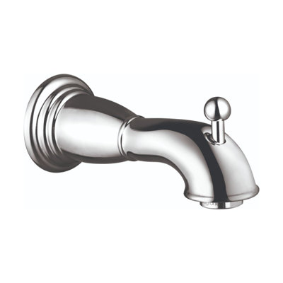 Garniture de bec de baignoire à fixation murale avec inverseur Tango C