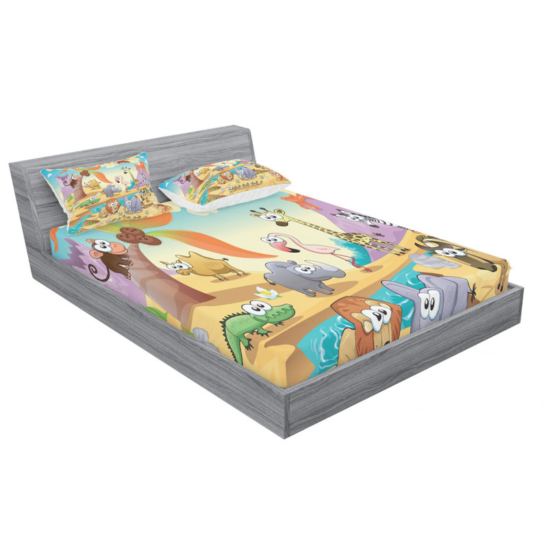 Microfiber Sheet Set, Full Sheet Set with Fitted Sheet