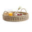 Provence Rattan 16" Circle Tray - Whitewash