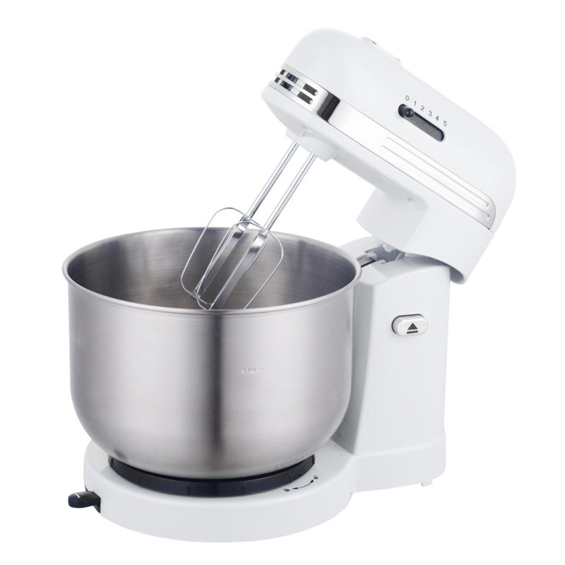 Brentwood 5 vitesses 3,5 pintes Batteur sur socle, Blanc