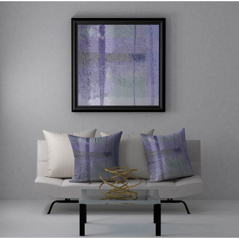  Superbe housse de coussin décorative carrée et insert, 18" x 18"