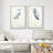 Blue Heron Bird Portrait Coastal Beach Decor - Framed Canvas Master Bedroom Wall Art Set 2 Print-457049676-457049677