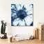  «Shibori Shells 1» par Chariklia Zarris, art mural sur toile, 18 po x 18 po