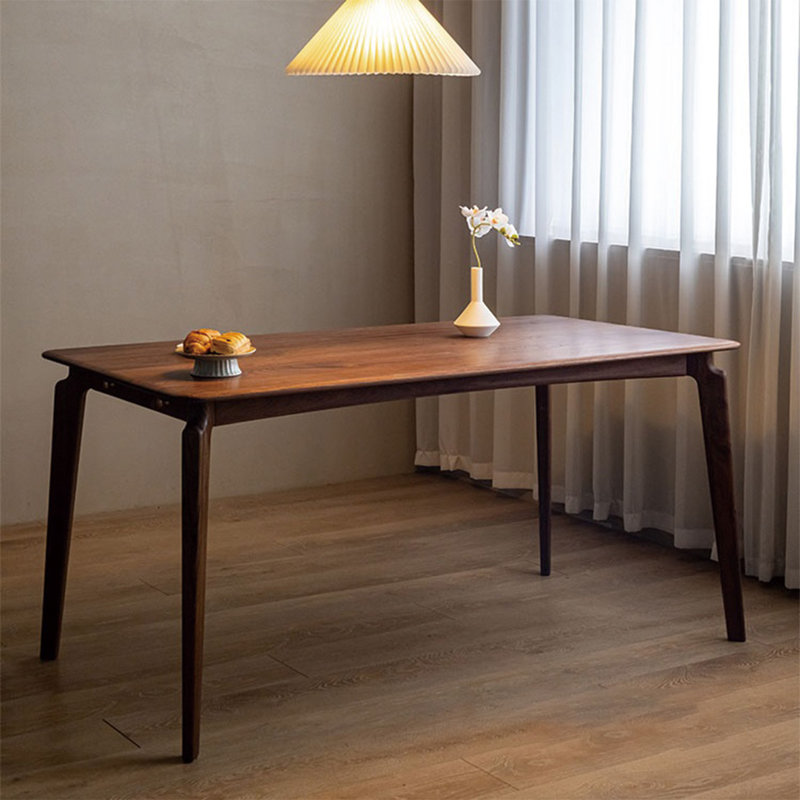 Solid wood dining table with different styles, 29.52"H x 62.99"L x 31.49"W