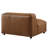 Auren Upholstered Vegan Leather Modular Armless Chair-107144081